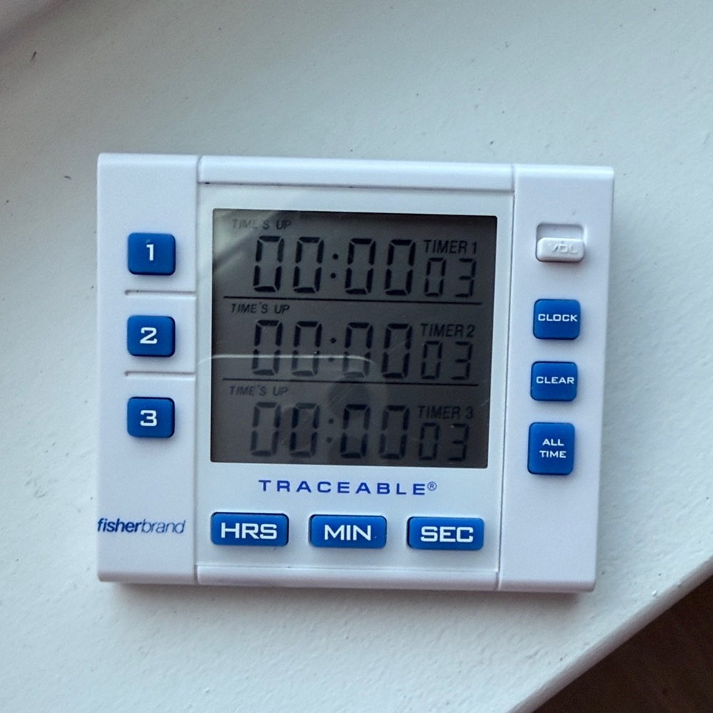 Fisherbrand traceable White Digital 3 Timers